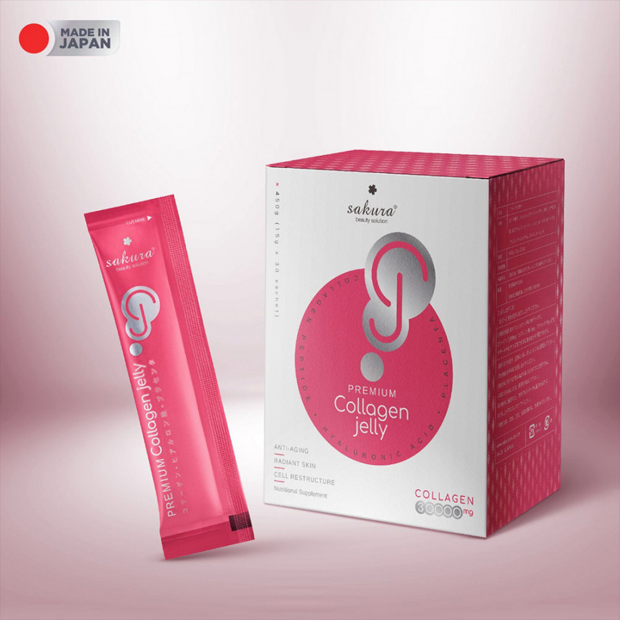 Thạch Collagen Sakura Premium Jelly